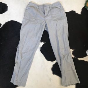 Kim rogers light blue gray pants